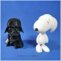 Small Rotatable and interchangeable heads-Star Wars - Darth Vader & Sn 3D Printing 186063