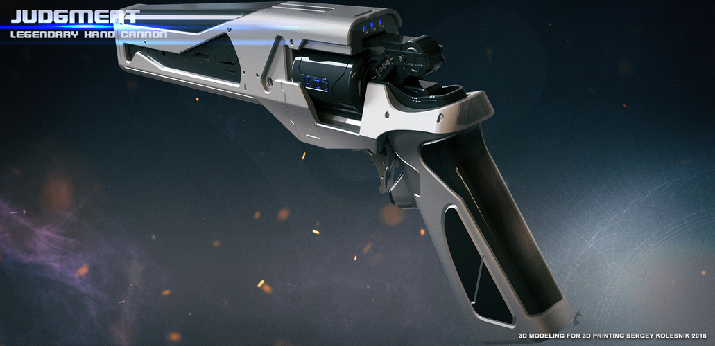 Judgment Legendary Hand Cannon 3D Print 186317 Judgment Legendary Hand Cannon 3D Print 186317