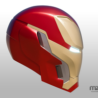 Small Iron Man Mark 50 Infinity War helmet 3D Printing 186487