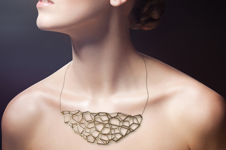 3D voronoi necklace 3D Print 18649