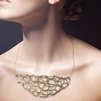 Small 3D voronoi necklace 3D Printing 18649