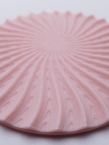 Radial Wave  Drinks coasters with holder 3D Print 186657