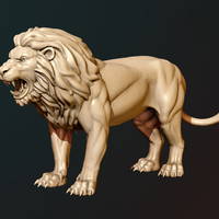 Small Lion 3D Printing 187135