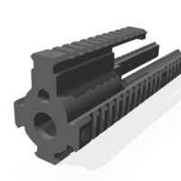 Small VFC Scar h gbb rail 3D Printing 188019