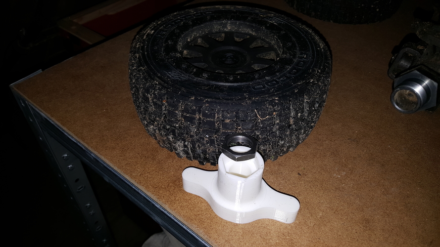HPI / Rovan Baja 5B 24mm Hex Wheel Wrench Tool Z956 Clone 3D Print 188341 HPI / Rovan Baja 5B 24mm Hex Wheel Wrench Tool Z956 Clone 3D Print 188341