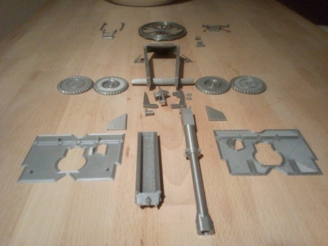 1/16 25 pdr gun 3D Print 188372 1/16 25 pdr gun 3D Print 188372