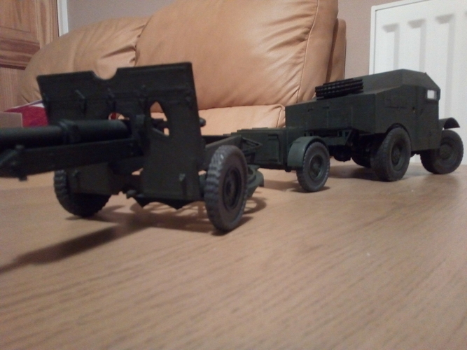 1/16 25 pdr gun 3D Print 188373 1/16 25 pdr gun 3D Print 188373