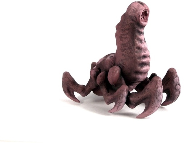 Cave Worm, 28mm Miniature 3D Print 1885