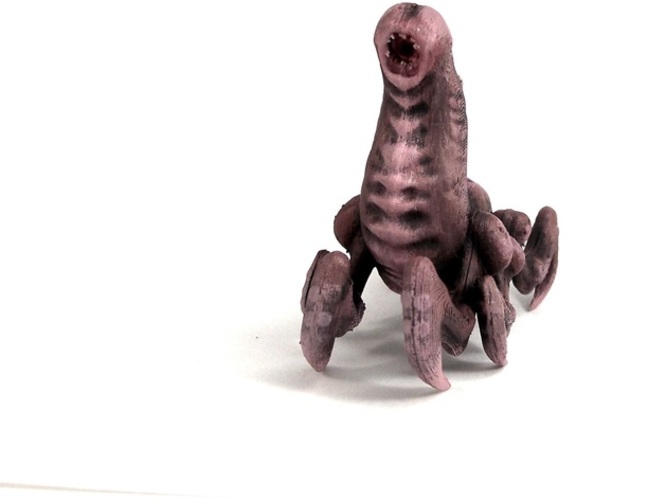 Cave Worm, 28mm Miniature 3D Print 1886