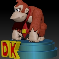 Small Donkey Kong Country SuperNes 3D Printing 188728