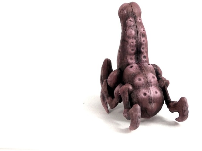 Cave Worm, 28mm Miniature 3D Print 1888
