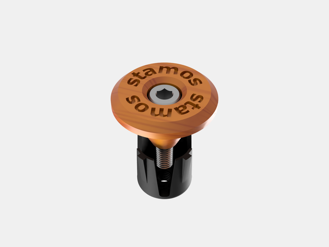 Bar-End Plugs 3D Print 188882 Bar-End Plugs 3D Print 188882