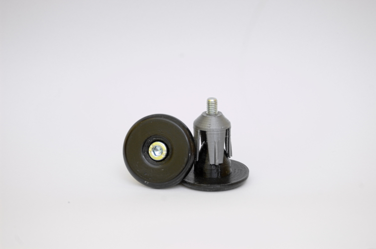 Bar-End Plugs 3D Print 188890 Bar-End Plugs 3D Print 188890