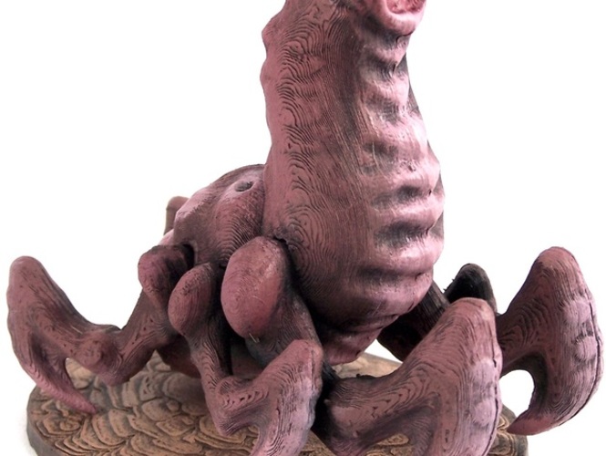 Cave Worm, 28mm Miniature 3D Print 1890