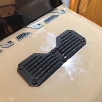 Small HPI VENTURE - INCOGNITO POWER BODY MOUNT w/Scale Hood Vent 3D Printing 189039