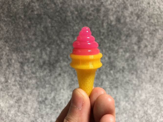 Simple Ice Cream, Miniature, 3D pen 3D Print 189231