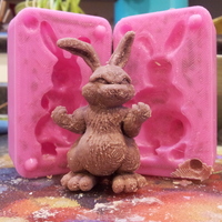 Small Bunny with a Attitude Mold 3D Printing 18928