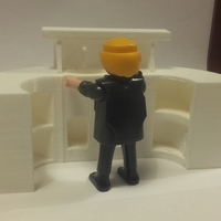 Small bar for playmobil and saloon 3D Printing 189464