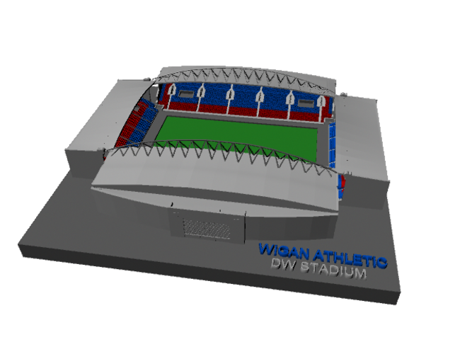 Wigan Athletic - DW Stadium 3D Print 189515 Wigan Athletic - DW Stadium 3D Print 189515