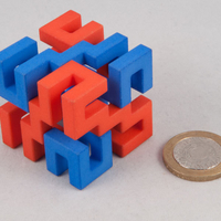 Small Superstrings puzzle 3D Printing 189701