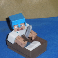 Small Boat from Minecraft scaled to Minecraft figures sold in stores 3D Printing 18990