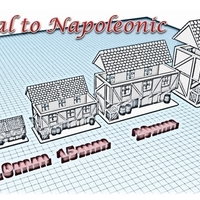 Small House 6 - Wargame medieval to napoleonic 3D Printing 189929
