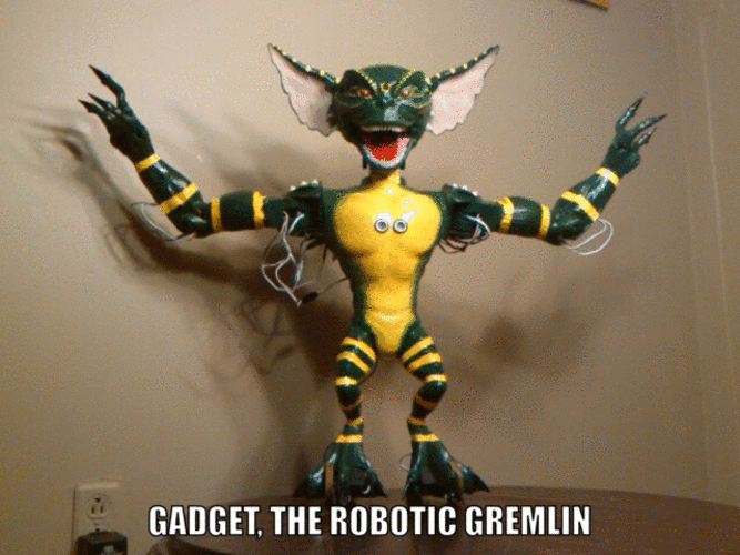GADGET the robotic GREMLIN 3D Print 190367