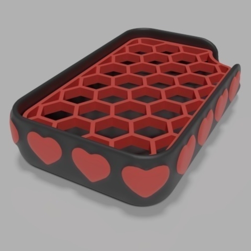 Love soap holder 3D Print 190809 Love soap holder 3D Print 190809