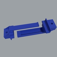 Small Adjustable Battery Tie Down 3D Printing 19088