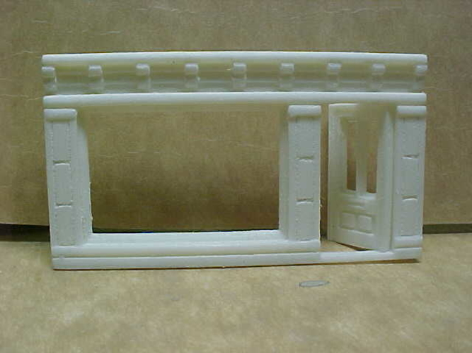 SCALEPRINT SINGLE SHOP FRONTS LEFT AND RIGHT 00/HO SCALE 3D Print 190884
