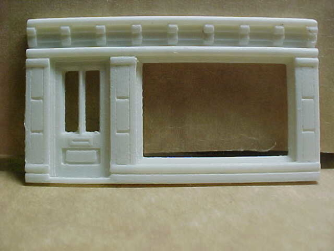 SCALEPRINT SINGLE SHOP FRONTS LEFT AND RIGHT 00/HO SCALE 3D Print 190886