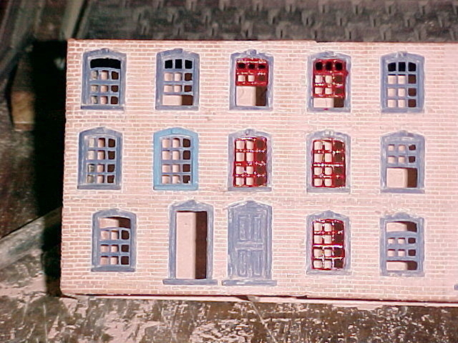 SCALEPRINT TERRACE HOUSES FRONT WINDOW/DOOR SET 00/HO SCALE 3D Print 190901