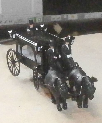 SCALEPRINT HORSE DRAWN HEARSE 00 HO SCALE 3D Print 190914