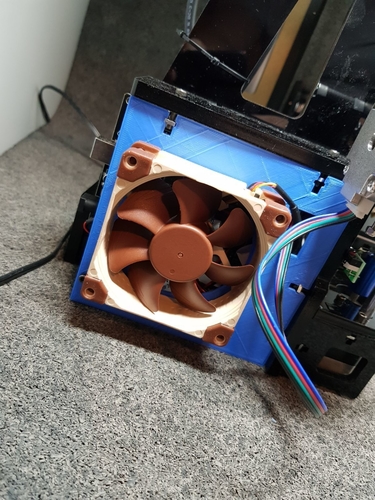 AnyCubic Prusa i3 80mm Fan Upgrade 3D Print 191133