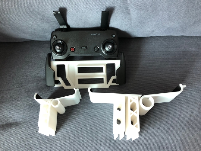 DJI Mavic Series Remote Control Support for iPhone X & iPad Air 3D Print 191290