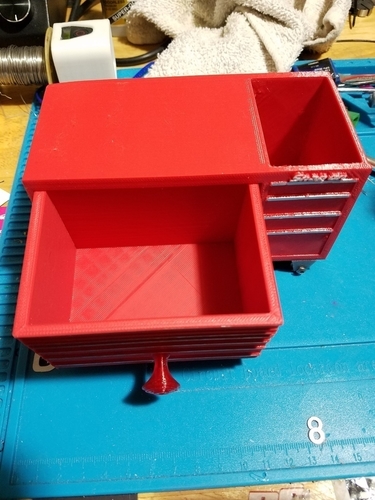 Desk top Snap On Tool box paperclip and pen holder. 3D Print 191437
