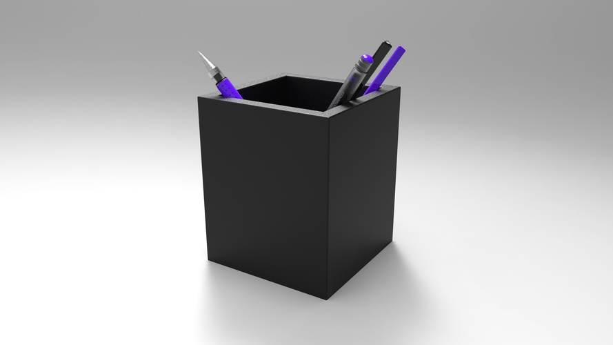 pens and teethbrushes holder 3D Print 191726 pens and teethbrushes holder 3D Print 191726