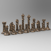 Small Chess Set 2 3D Printing 191733