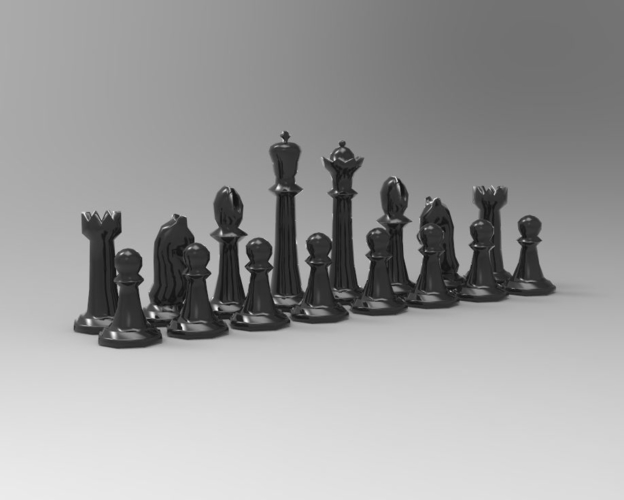 Chess Set 2 3D Print 191734