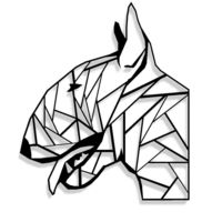 Small Bull Terrier Profile 3D Printing 192071