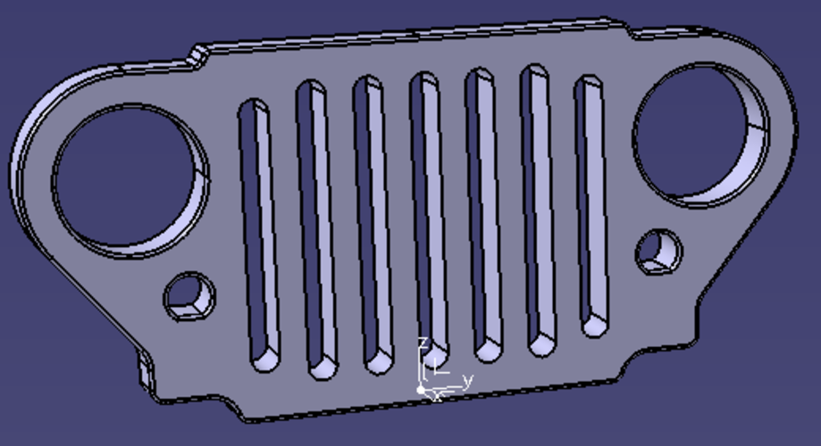 Jeepgrill 3D Print 192151 Jeepgrill 3D Print 192151