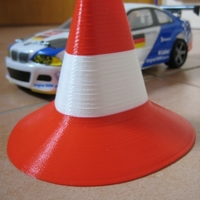 Small Traffic Cone for RC Car office races 3D Printing 192194