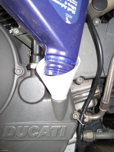 Elliptical oil funnel for Ducati 3D Print 192206