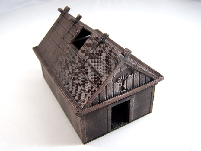 Viking House 3D Print 1923