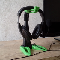 Small Headset Holder/Support - Gaming Design - Futuristic 3D Printing 192335