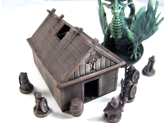 Viking House 3D Print 1926