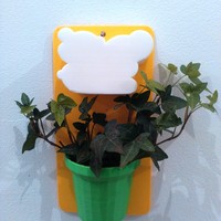 Small Wall Flower Mount 3D Printing 19309