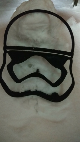Stormtrooper snoman face part 3D Print 193120