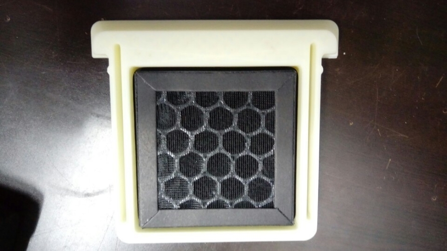 HEPA Air Filter_base ( HEPA Air Filter 73 X 73 X 21 ) 3D Print 193129 HEPA Air Filter_base ( HEPA Air Filter 73 X 73 X 21 ) 3D Print 193129