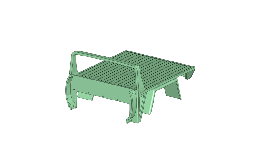 Mojave Hilux rear Body Trailfinder 2 TF2 RC4WD Scaler Crawler 3D Print 193337 Mojave Hilux rear Body Trailfinder 2 TF2 RC4WD Scaler Crawler 3D Print 193337